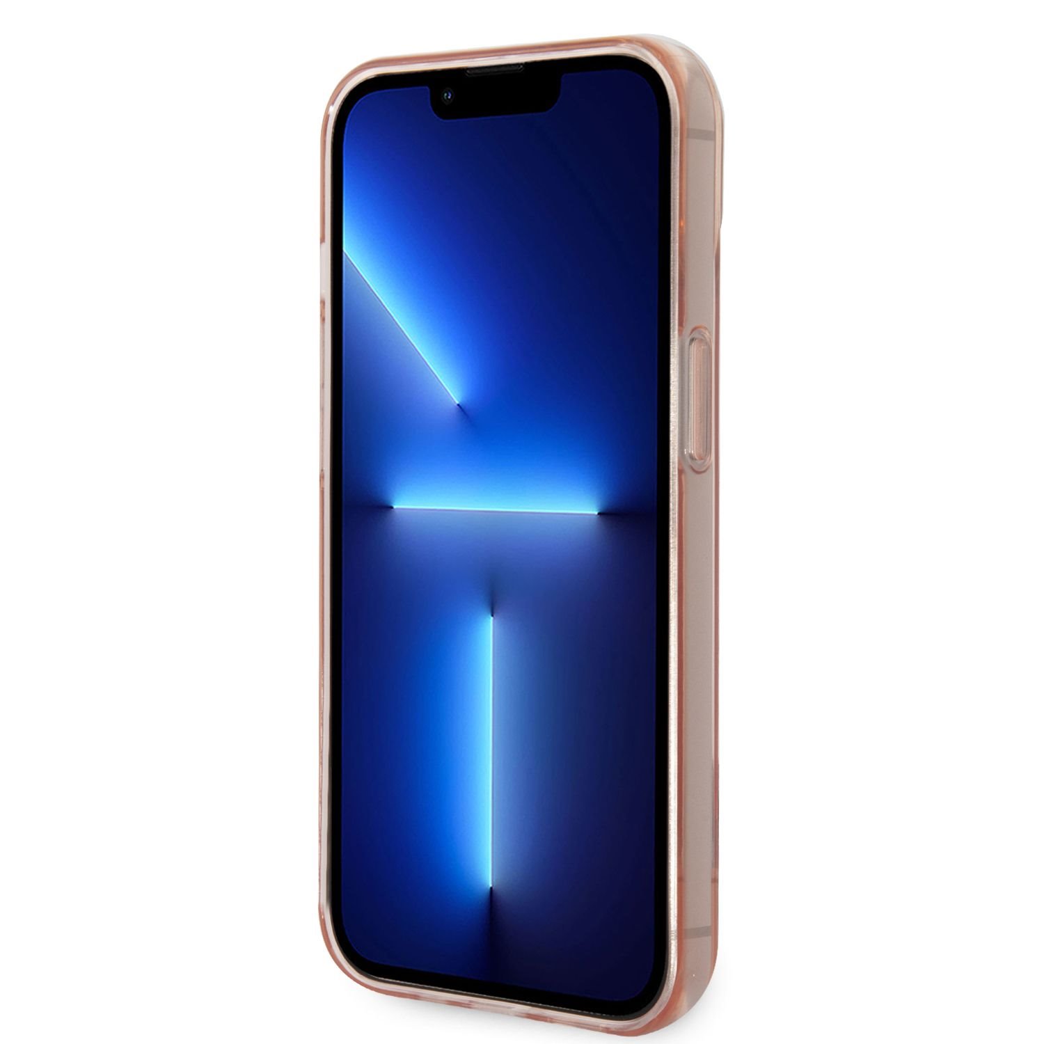 Zadní kryt Guess PC/TPU Camera Outline Translucent pro Apple iPhone 14 Plus, růžová