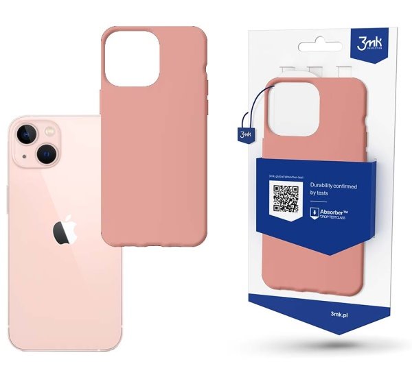 Ochranný kryt 3mk Matt Case pro Apple iPhone 14, růžová
