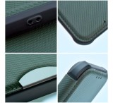Flipové pouzdro RAZOR Book pro Xiaomi Mi 11 Lite 4G/5G / Mi 11 Lite 5G NE, tmavě zelená