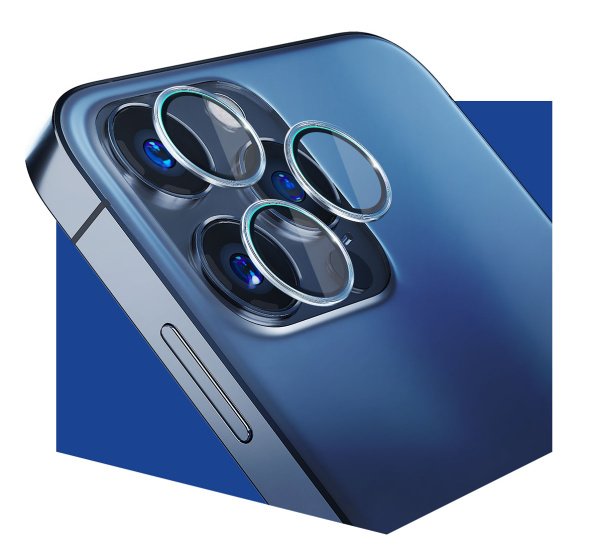 Levně Tvrzené sklo 3mk Lens Pro ochrana kamery pro Apple iPhone 13 Pro / iPhone 13 Pro Max, silver