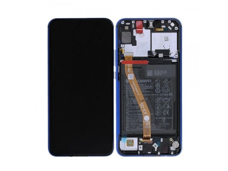 LCD + dotyk + rámeček + baterie pro Huawei P Smart Z, blue (Service Pack)