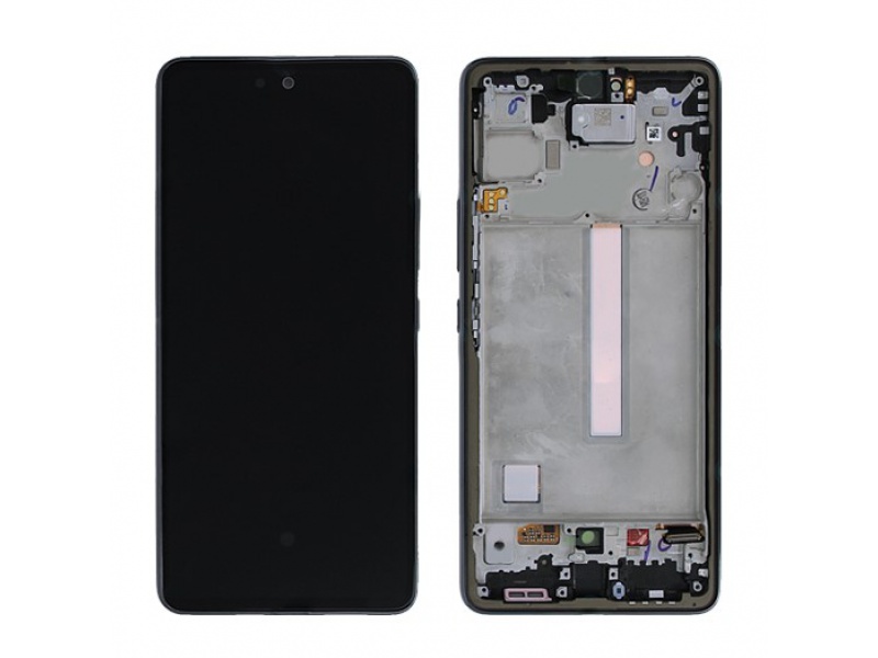 LCD + dotyk + rámeček pro Samsung Galaxy A73 5G, black (Service Pack) + DOPRAVA ZDARMA