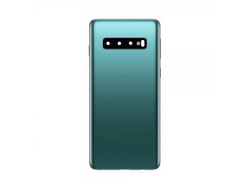 Zadní kryt baterie s čočkami a rámečkem pro Samsung Galaxy S10+, green (OEM)