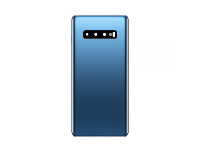 Zadní kryt baterie s čočkami a rámečkem pro Samsung Galaxy S10, blue (OEM)