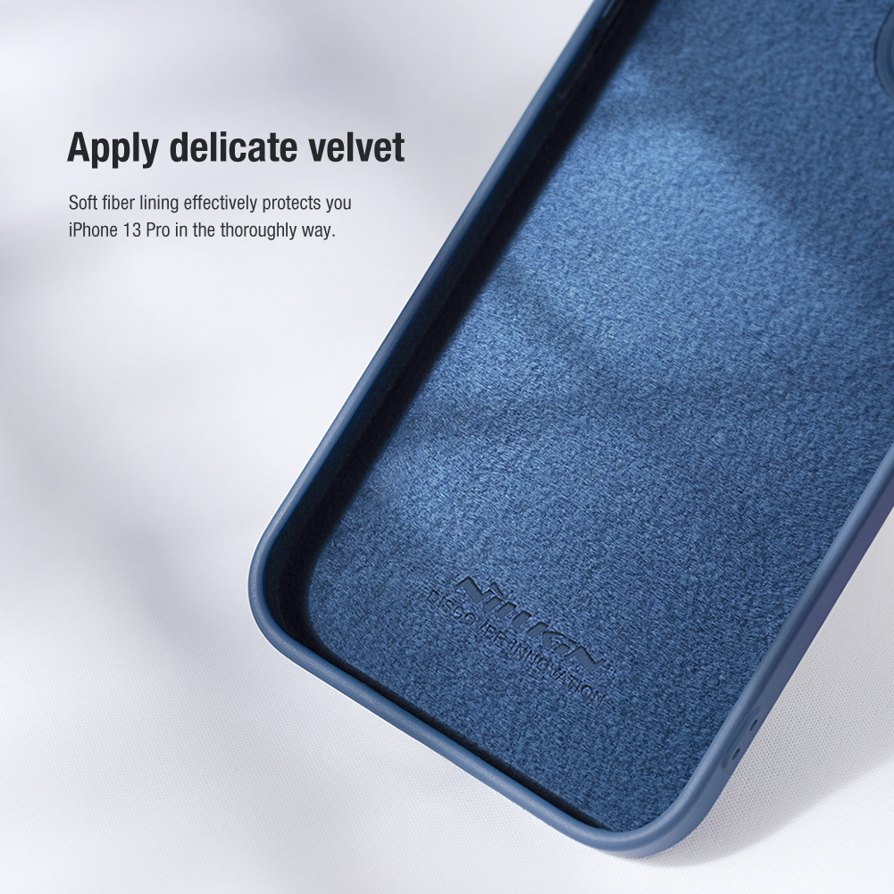 Silikonový kryt Nillkin CamShield Silky pro Apple iPhone 14 Pro Max, zelená