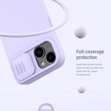 Silikonový kryt Nillkin CamShield Silky pro Apple iPhone 14 Plus, zelená