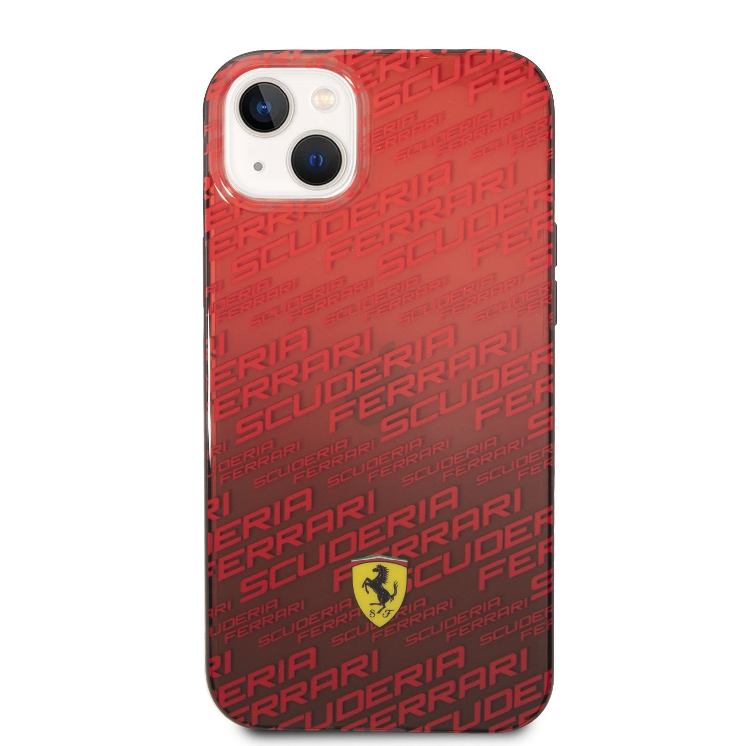 Levně Zadní kryt Ferrari Gradient Allover pro Apple iPhone 14 Plus, červená