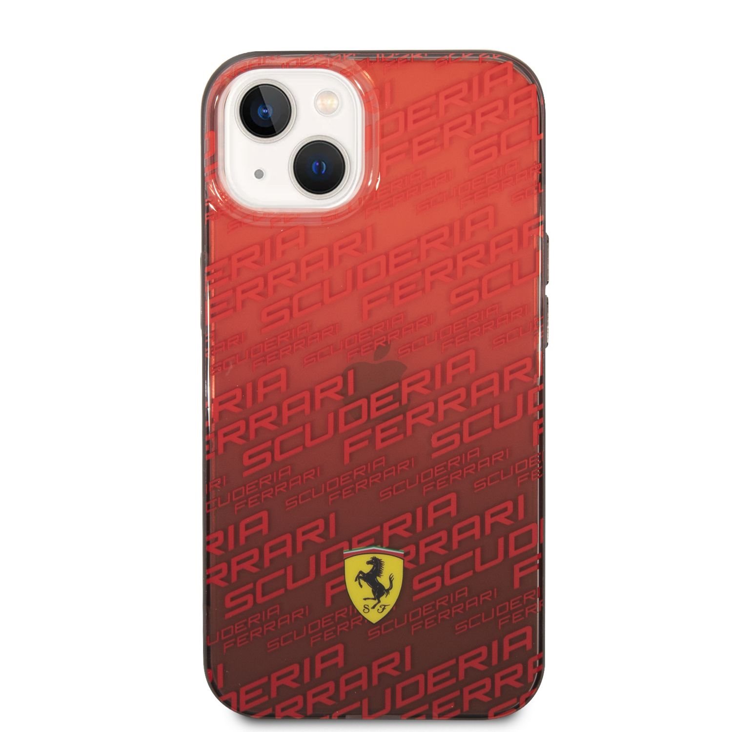 Zadní kryt Ferrari Gradient Allover pro Apple iPhone 14, červená