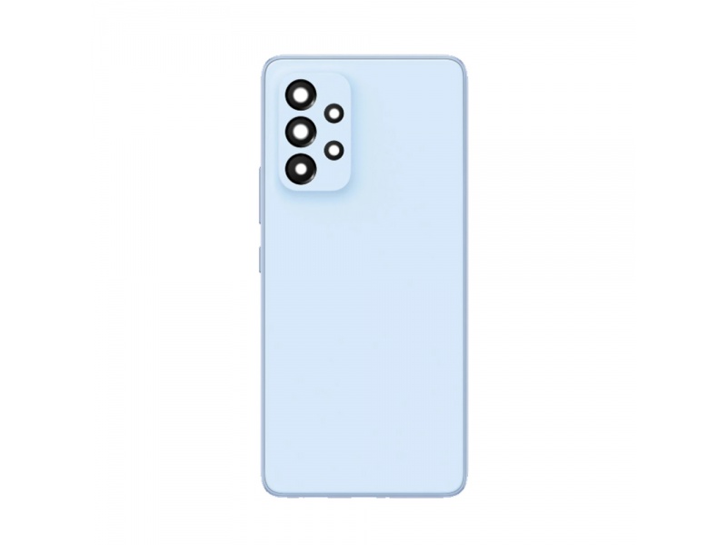 Zadní kryt baterie s čočkami kamer pro Samsung Galaxy A53, blue (OEM)