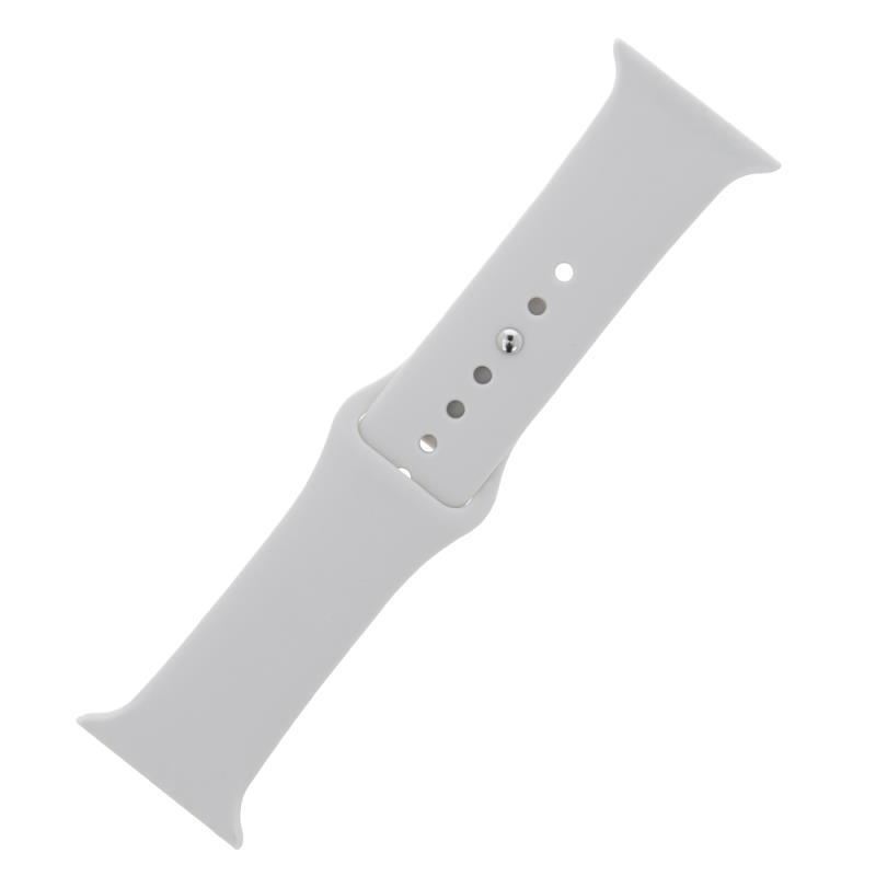Levně Silikonový řemínek S/M pro Apple Watch 38/40/41 mm, šedá