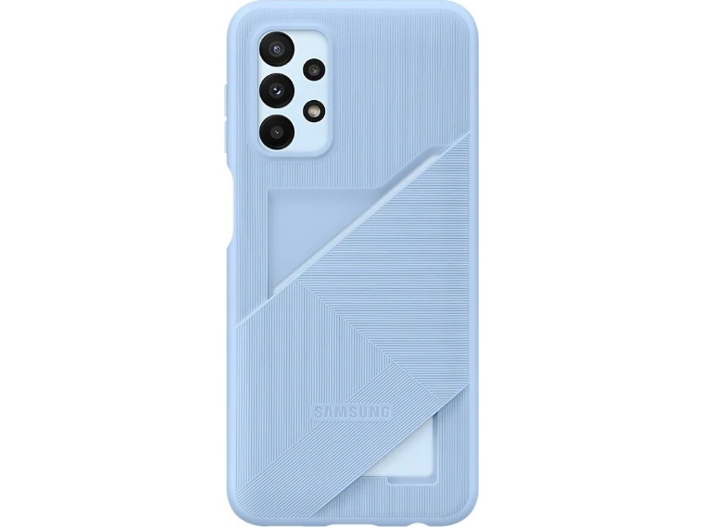 Levně Zadní kryt s kapsou na kartu pro Samsung Galaxy A23 5G, modrá