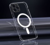 Ochranný kryt Mag Cover pro Apple iPhone 14, transparentní