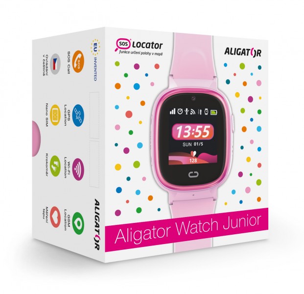 Aligator Watch Junior GPS(TD-36) růžová