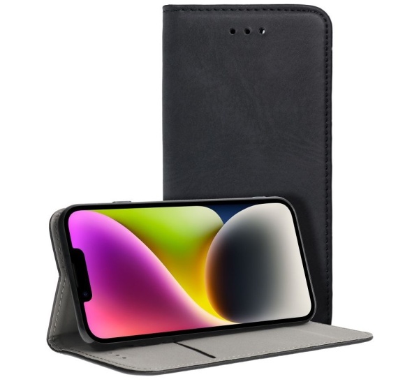 Flipové pouzdro Smart Magneto pro Motorola Moto E22 / Moto E22i, černá