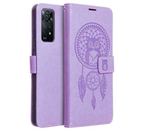 Levně Flipové pouzdro Forcell MEZZO pro Xiaomi Redmi Note 11/Note 11S, dreamcatcher purple