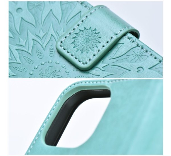Flipové pouzdro Forcell MEZZO pro Xiaomi Redmi 9A/Redmi 9AT, mandala green