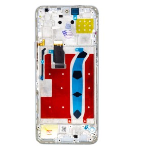 LCD + dotyk + přední kryt pro Honor X8, titanium silver