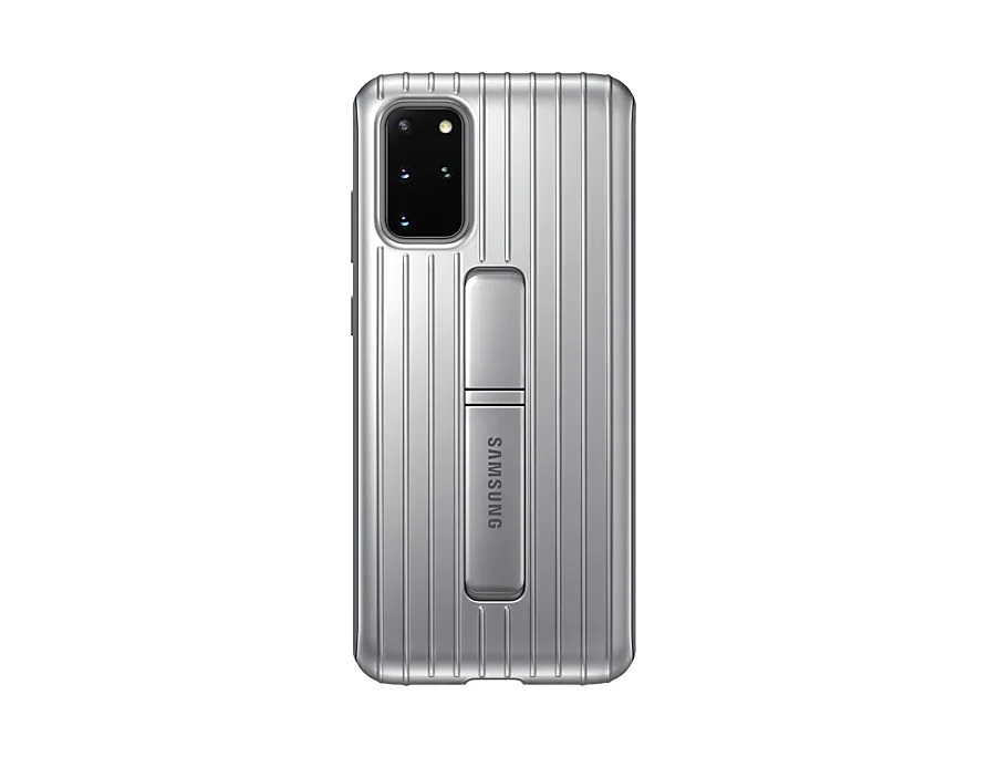 Zadní kryt Protective Standing Cover pro Samsung Galaxy S20+, silver