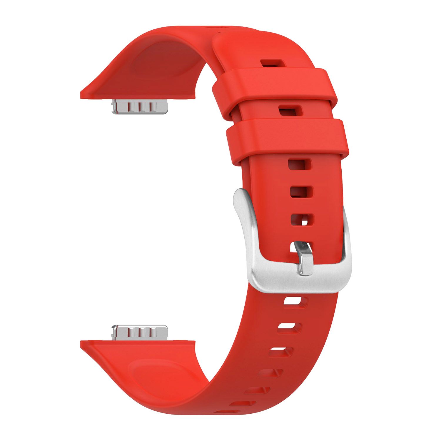 Levně Silikonový řemínek FIXED Silicone Strap pro Huawei Watch FIT2, červená