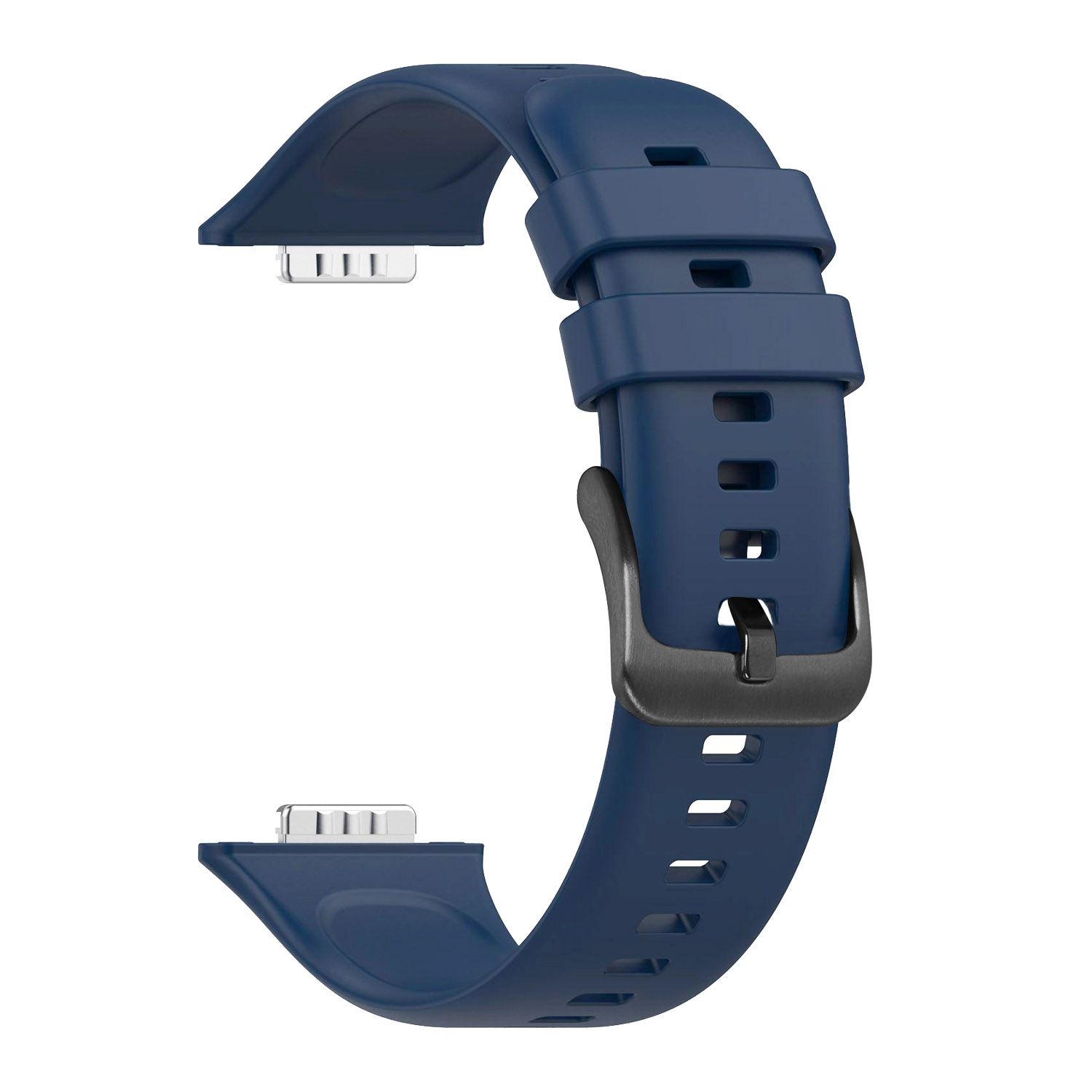 Levně Silikonový řemínek FIXED Silicone Strap pro Huawei Watch FIT2, modrá