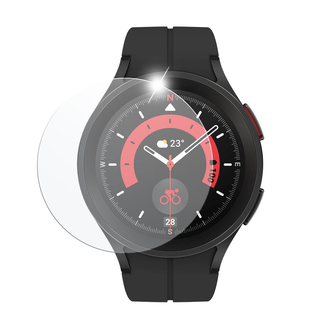 Ochranné tvrzené sklo FIXED pro smartwatch Samsung Galaxy Watch5 Pro 45mm, 2 ks v balení, čirá