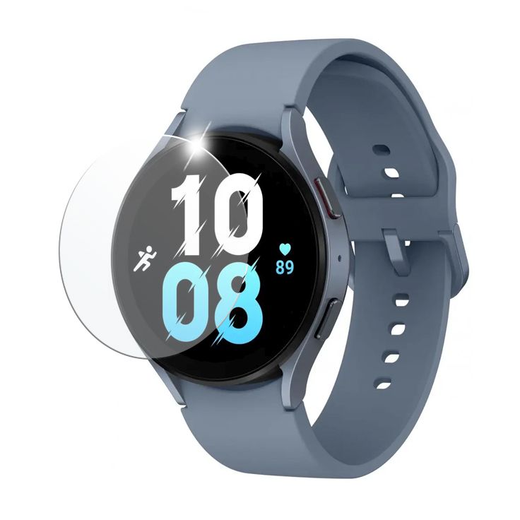 Ochranné tvrzené sklo FIXED pro smartwatch Samsung Galaxy Watch5 44mm, Galaxy Watch4 44mm, 2 ks v balení, čirá
