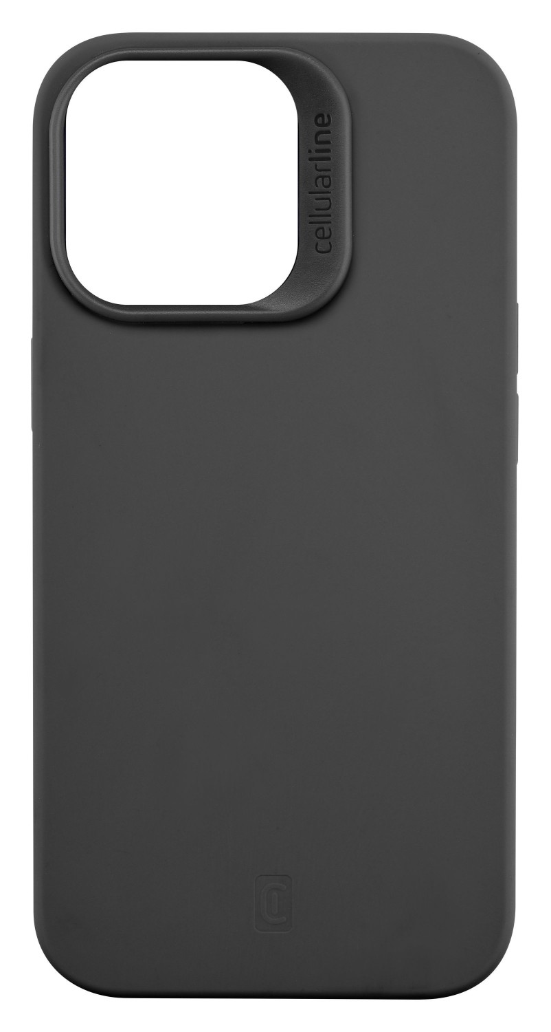 Levně Silikonový kryt Cellularline Sensation s podporou MagSafe pro Apple iPhone 14 Pro Max, černá