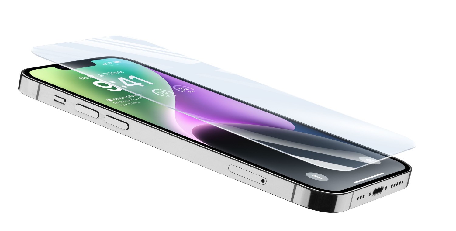 Tvrzené sklo Cellularline TETRA FORCE GLASS pro Apple iPhone 14/14 Pro