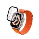 Ochranné pouzdro FIXED Pure s temperovaným sklem pro Apple Watch Ultra 49 mm, čirá