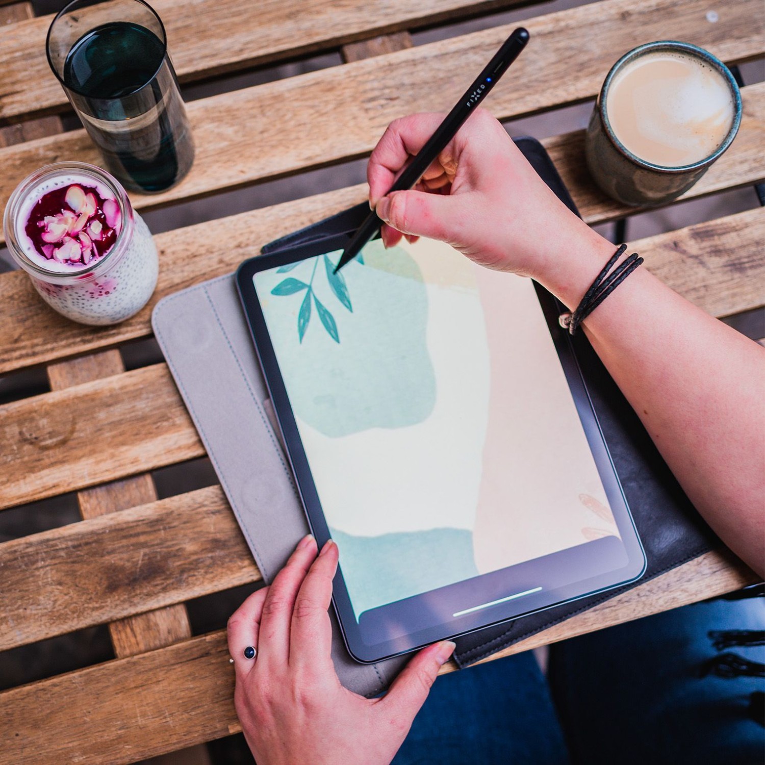 Ochranné tvrzené sklo FIXED PaperGlass Screen Protector pro Apple iPad Pro 12,9" (2018/2020/2021/2022), čirá