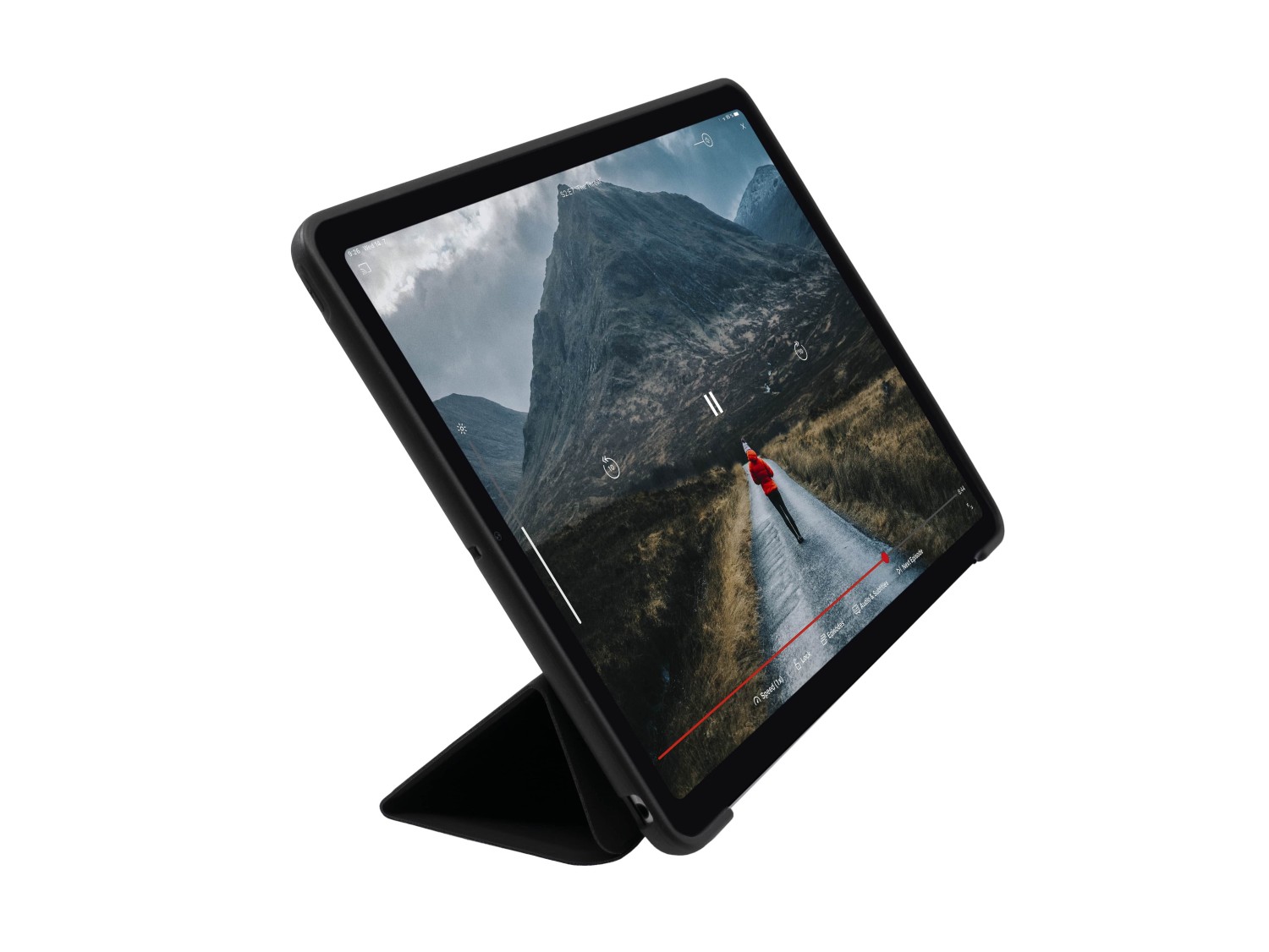 Flipové pouzdro FIXED Padcover pro Apple iPad 10,9" (2022), černá