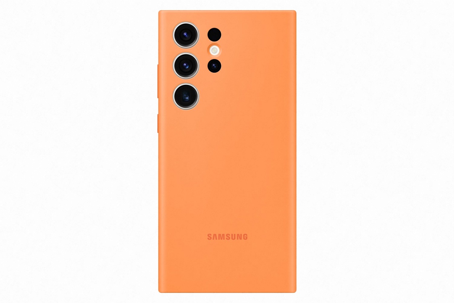 Samsung silikonový zadní kryt pro Samsung Galaxy S23 Ultra, oranžová + DOPRAVA ZDARMA