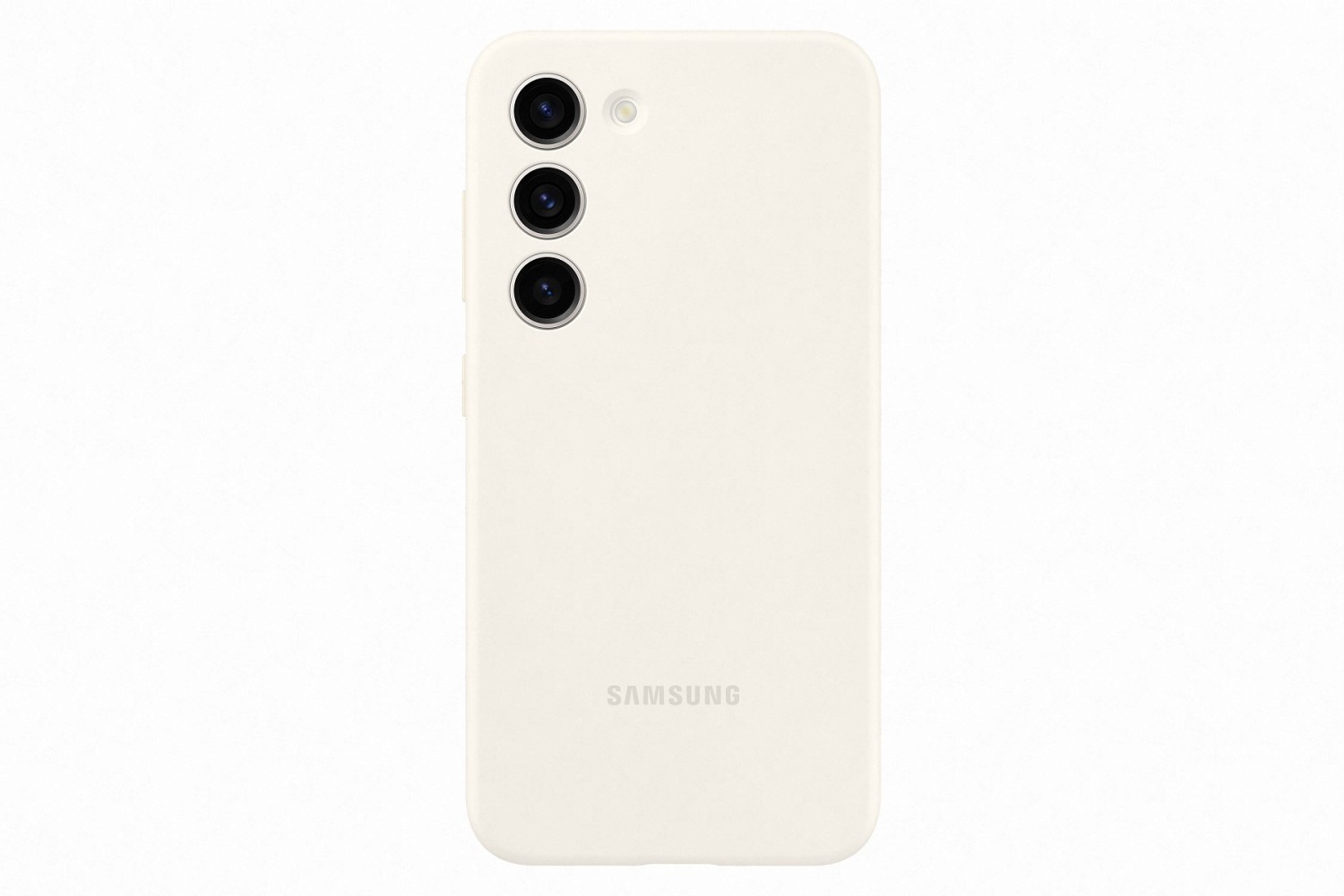 Samsung silikonový zadní kryt pro Samsung Galaxy S23+, cotton