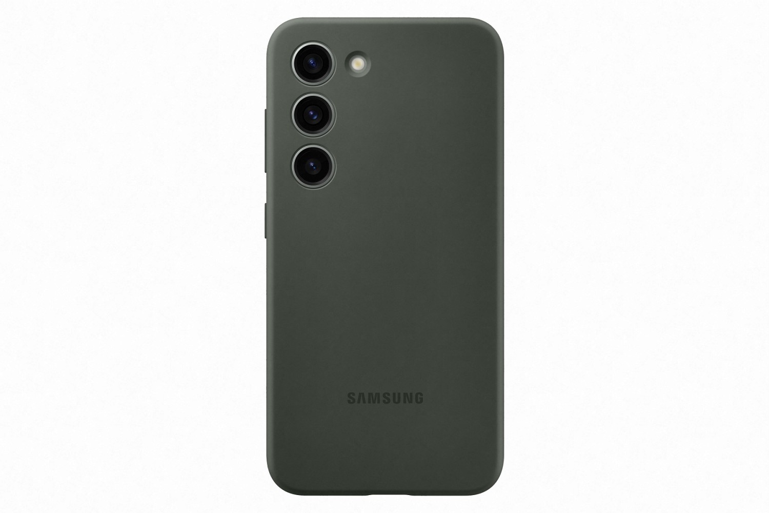 Samsung silikonový zadní kryt pro Samsung Galaxy S23+, khaki