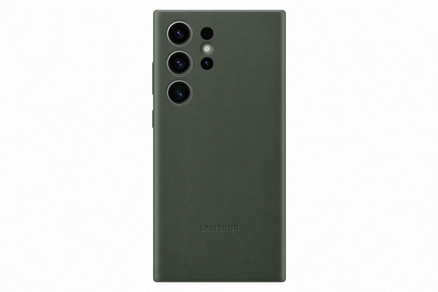 Levně Ochranný kryt Samsung Leather Cover pro Samsung Galaxy S23 Ultra, zelená