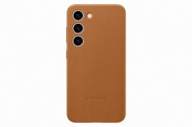 Ochranný kryt Samsung Leather Cover pro Samsung Galaxy S23, hnědá