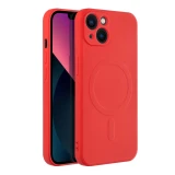 Ochranný silikonový kryt Mag Cover pro Apple iPhone 13, červená