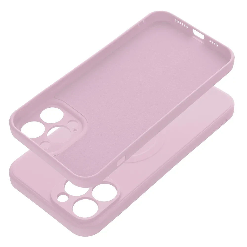 Ochranný silikonový kryt Mag Cover pro Apple iPhone 14, růžová