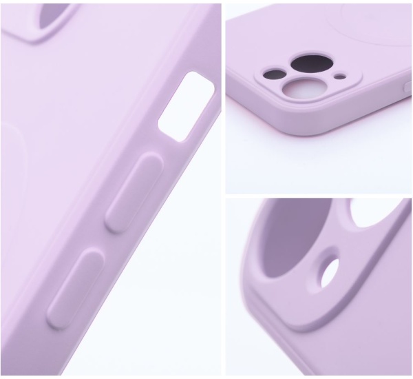 Ochranný silikonový kryt Mag Cover pro Apple iPhone 14, růžová