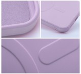 Ochranný silikonový kryt Mag Cover pro Apple iPhone 14, fialová