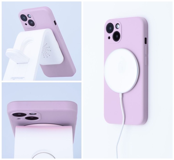 Ochranný silikonový kryt Mag Cover pro Apple iPhone 14 Pro, starožitná bílá