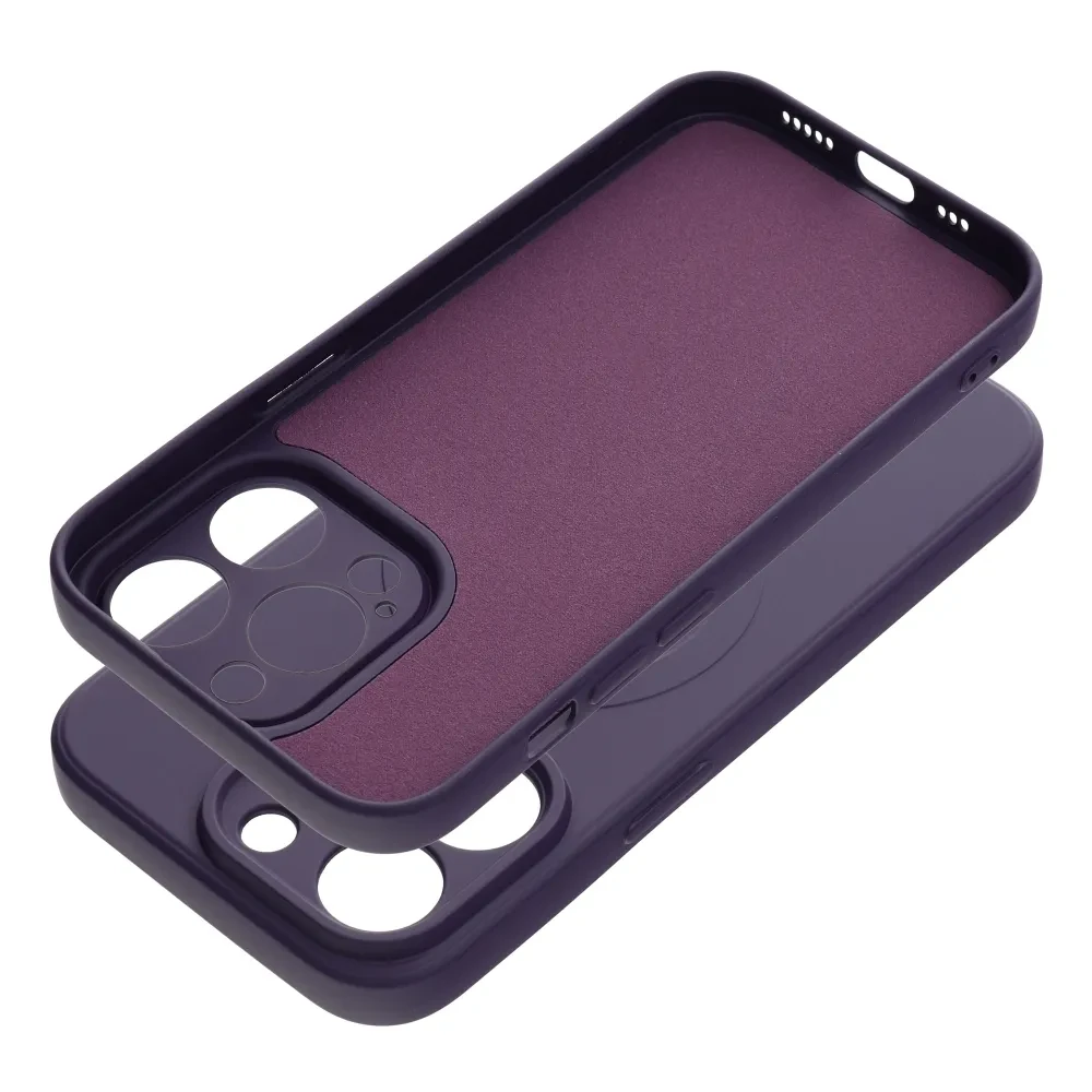 Ochranný silikonový kryt Mag Cover pro Apple iPhone 14 Pro, tmavě fialová
