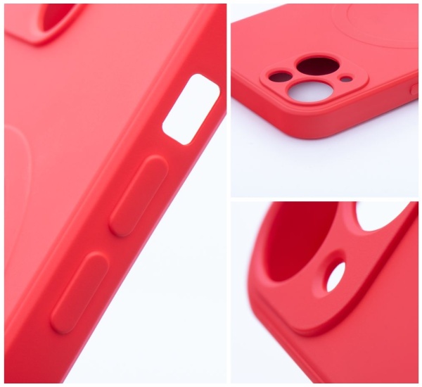 Ochranný silikonový kryt Mag Cover pro Apple iPhone 14 Plus, červená