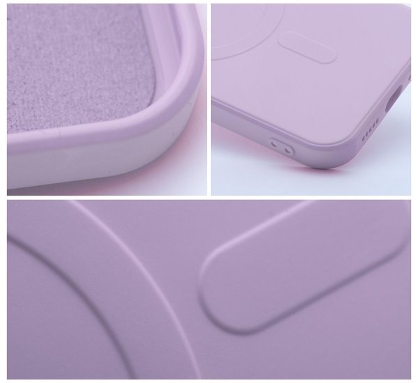 Ochranný silikonový kryt Mag Cover pro Apple iPhone 14 Plus, fialová
