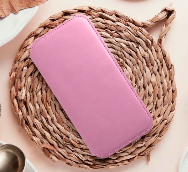 Flipové pouzdro Dual Pocket pro Xiaomi Redmi 10C, růžová