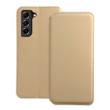 Flipové pouzdro Dual Pocket pro Xiaomi Redmi 10C, zlatá
