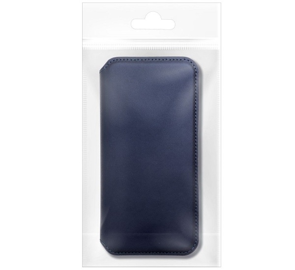 Flipové pouzdro Dual Pocket pro Samsung Galaxy A33 5G, tmavě modrá