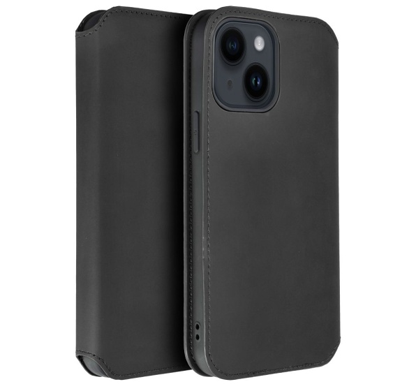 Flipové pouzdro Dual Pocket pro Samsung Galaxy A23 5G, černá