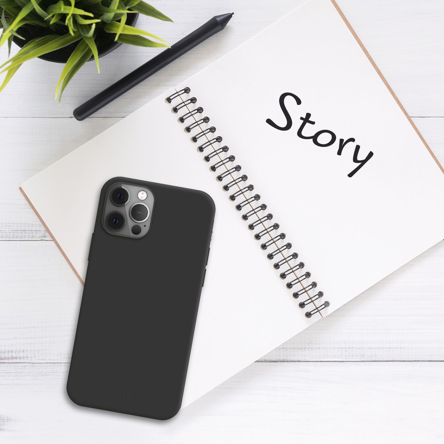 Zadní kryt Fixed Story pro Xiaomi 13 Lite, černá