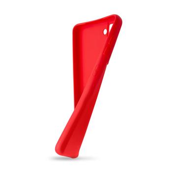 Zadní pogumovaný kryt Fixed Story pro Motorola Moto G53, červená